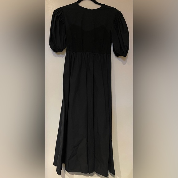 Elegant Black Midi Skirt Anthropologie - Picture 4 of 10